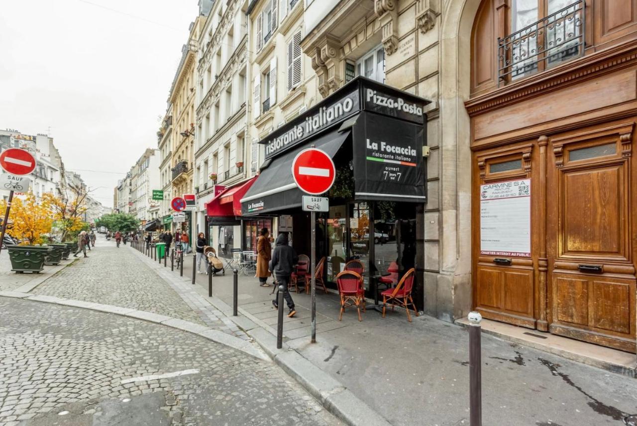 باريس Abbesses - Superbe Appartement Avec Cheminees المظهر الخارجي الصورة